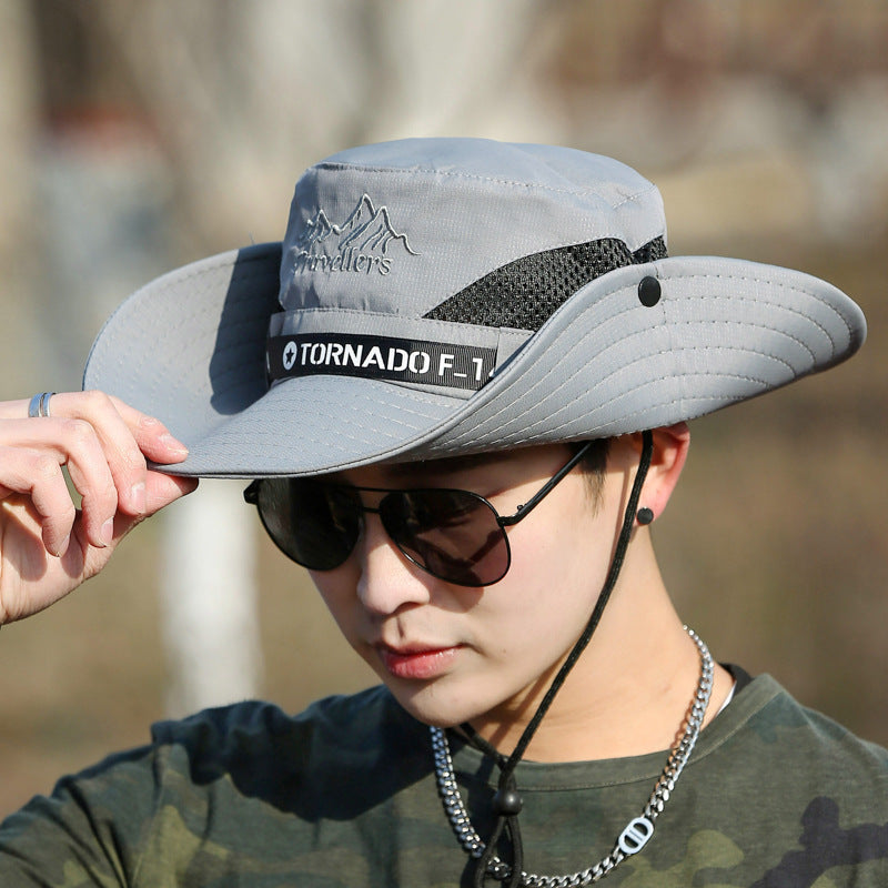 Men's Mountaineering Fishing Sunscreen Visor Hat