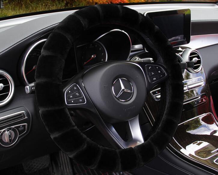 Velvet Plush Winter Steering Wheel Grip