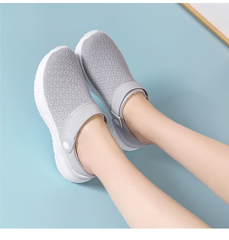 Breathable Mesh Stylish Semi-Slippers