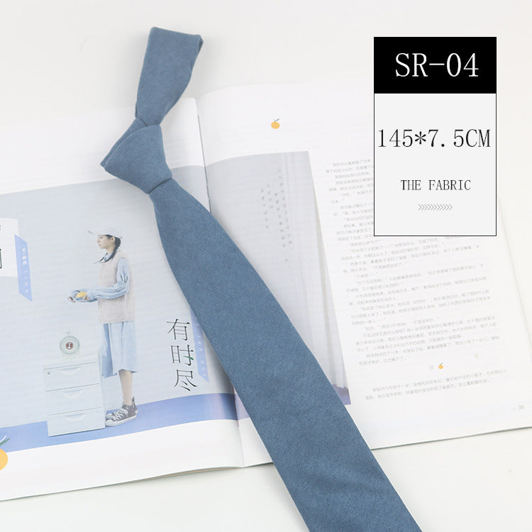 Korean Style Casual Suede Macaron 7cm Hand Tie
