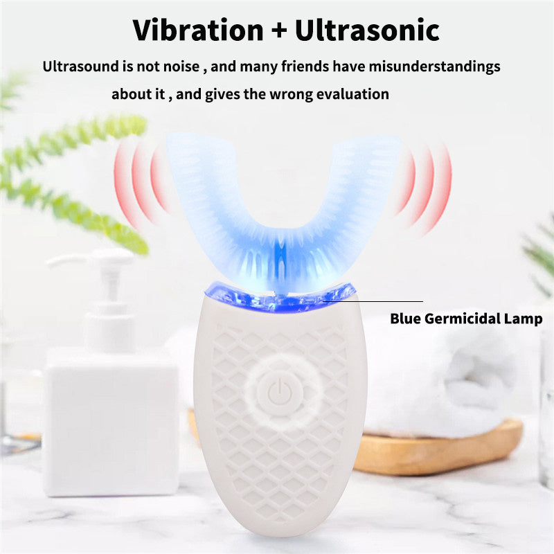 Electric U Shaped Toothbrush IPX8 Waterproof For Kids And Adults