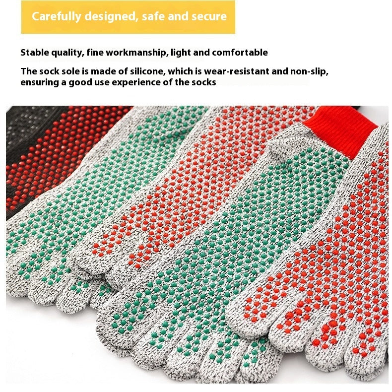 Silicone Non-slip Cut-resistant Toe Socks