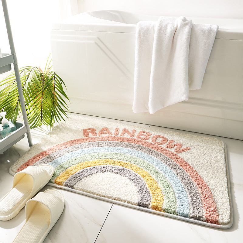 Absorbent Non-Slip Bathroom Floor Mats