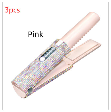 2-In-1 Electric USB Hair Straightening Brush Comb