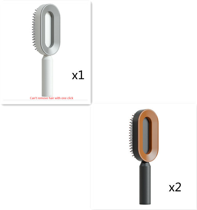 Self Cleaning Hair Brush One-key Airbag Massage