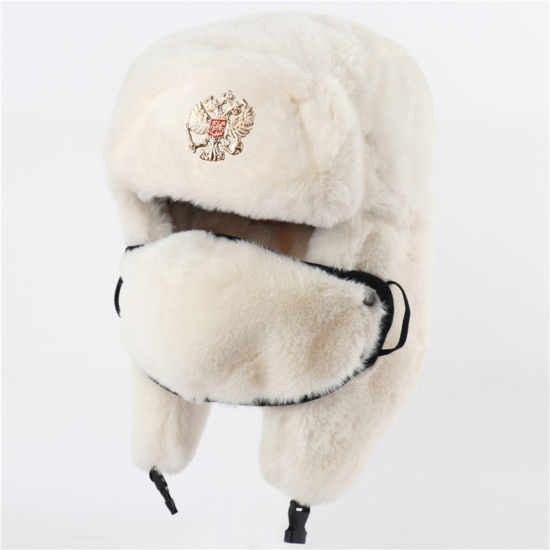 Ushanka Imitation Rabbit Fur Earmuffs Hat