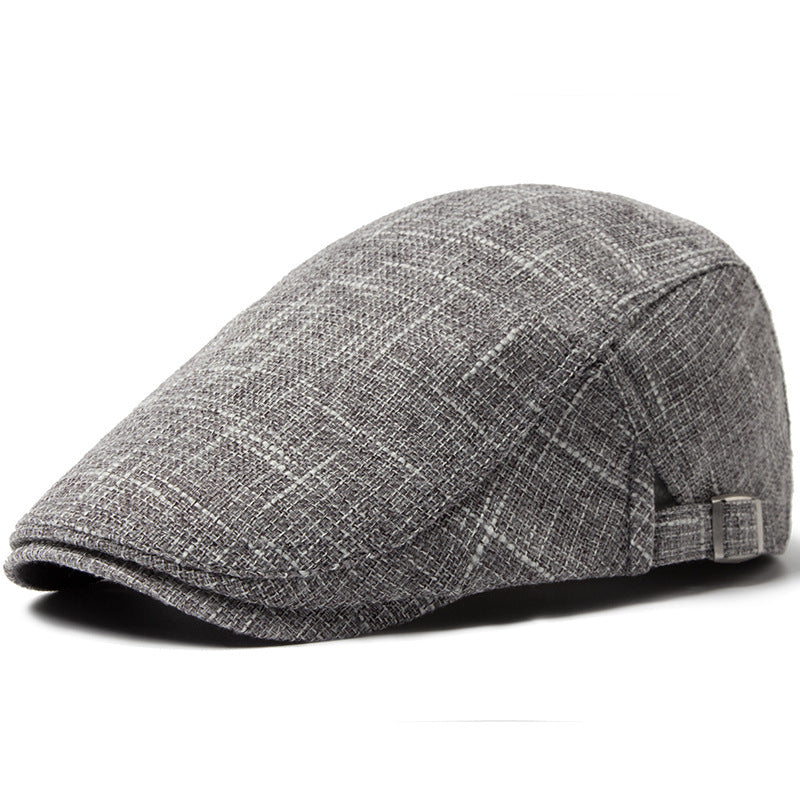 Men's Breathable Retro Casual Cotton Linen Beret