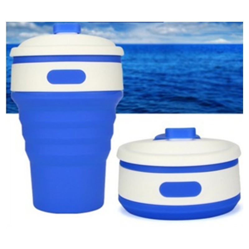 Collapsible Silicone Coffee Mug Travel Cup BPA-Free