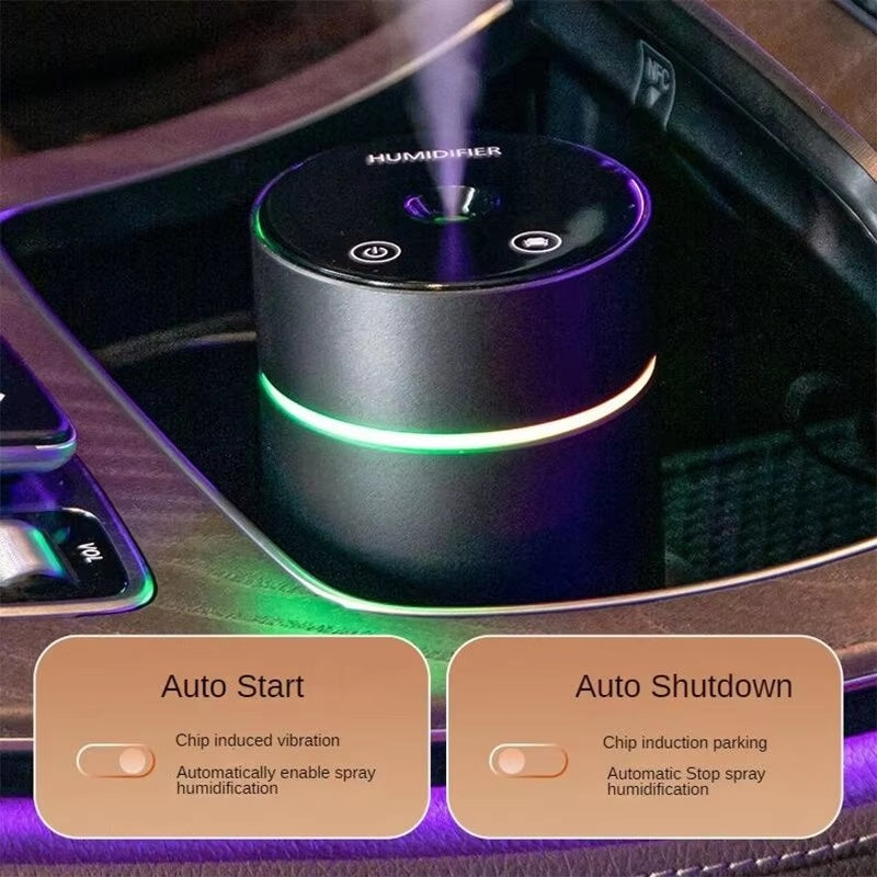 Car Air Humidifier 260ml Oil Diffuser
