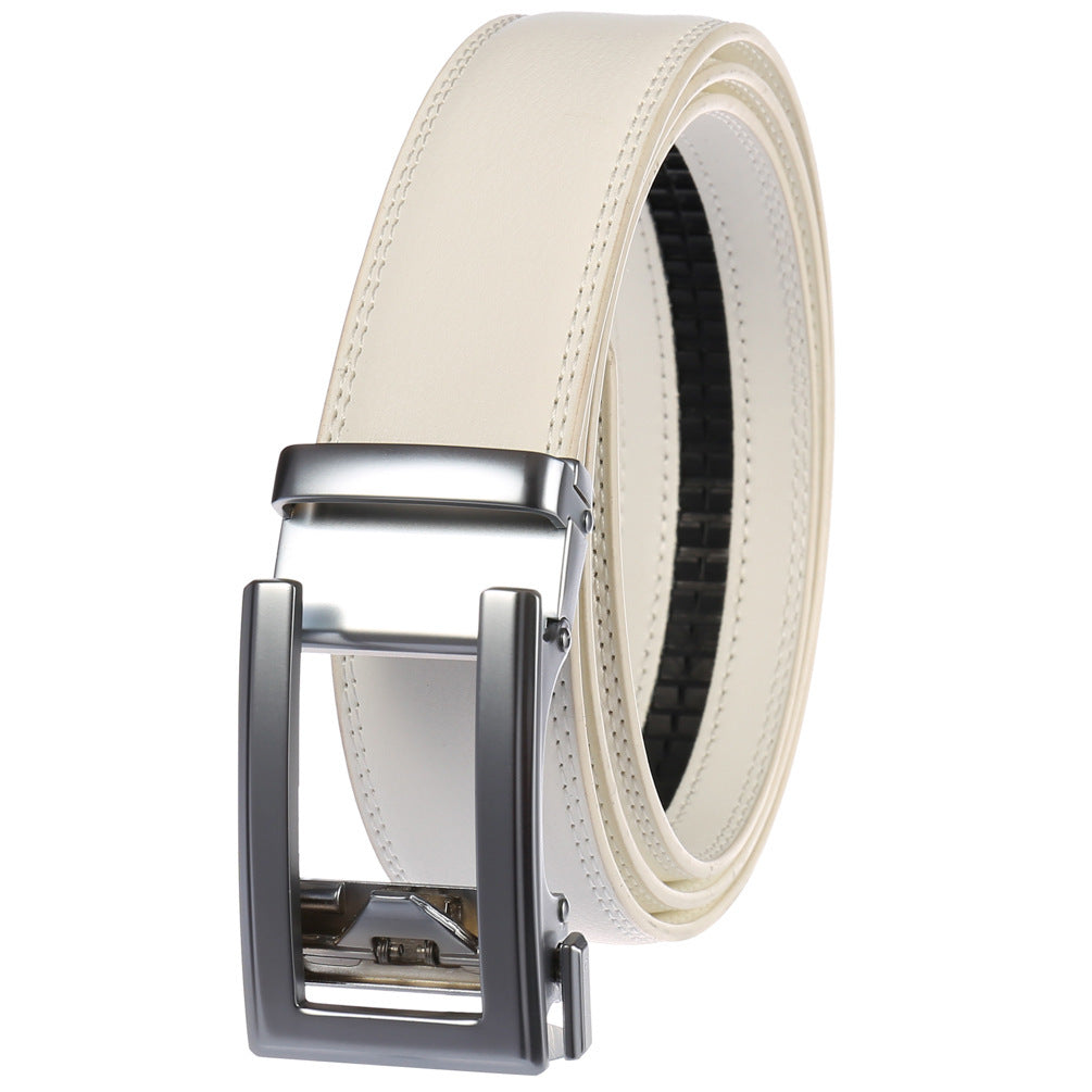 Antique Cowhide Men's Leather Casual Business Belt