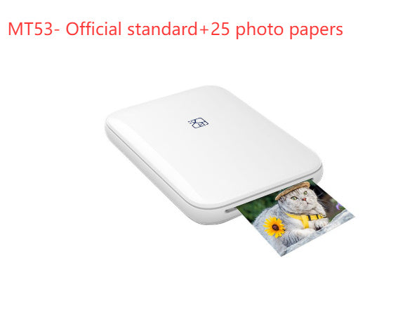 Portable Wireless Color Photo Printer Bluetooth USB Thermal Sublimation