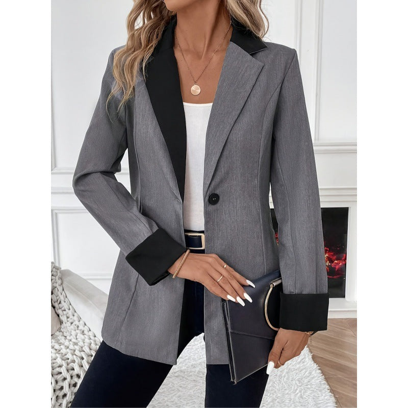 Autumn And Winter Elegant Small Suit Coat Top