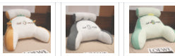 Fluffy Triangle Reading Cushion Lumbar Support