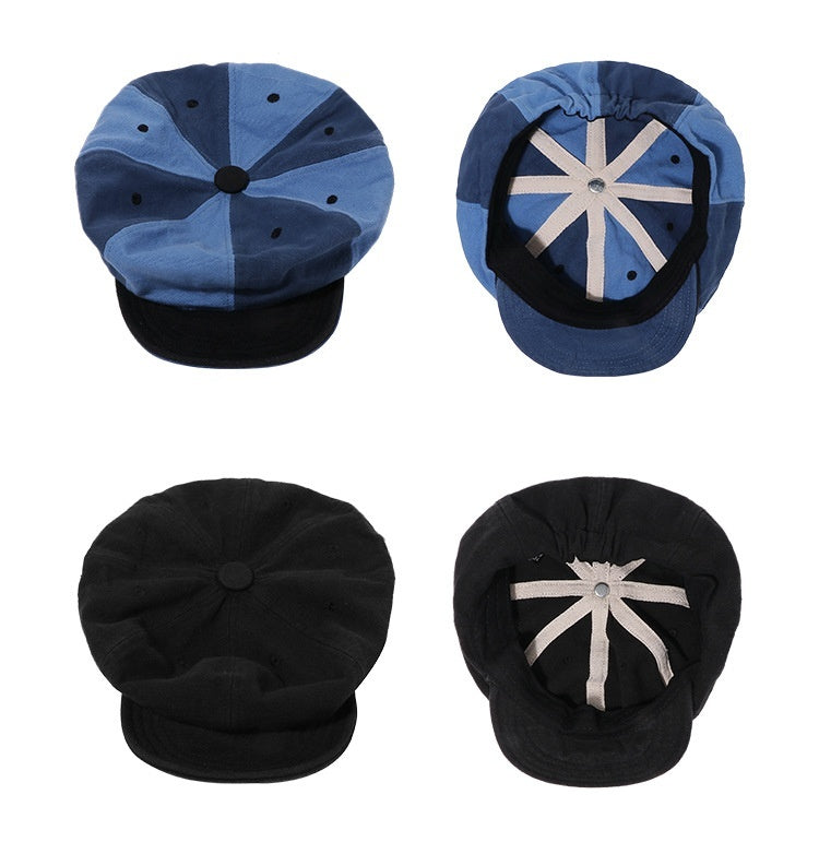 Color Matching Tension Beret Hat