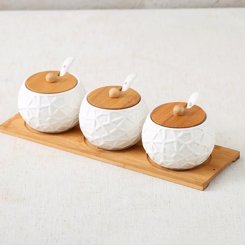Seasoning Jar Bottle Set Household Salt MSG Box