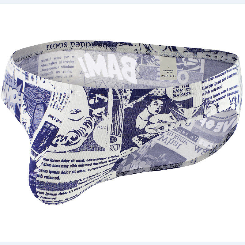 Cotton Printed Triangle Underwear
