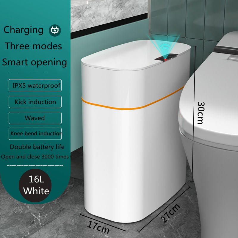 Smart Trash Can with Lid Automatic Induction