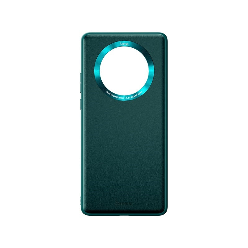 Alloy Plain Leather Case For Mate 40