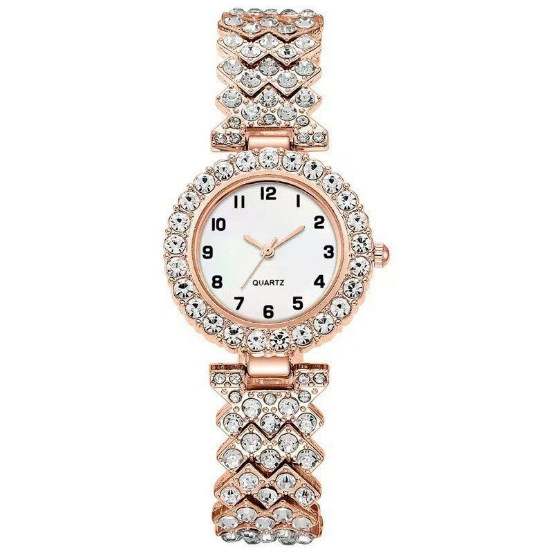 2pcs Luxury Women's Watch Set Quartz Wristwatch