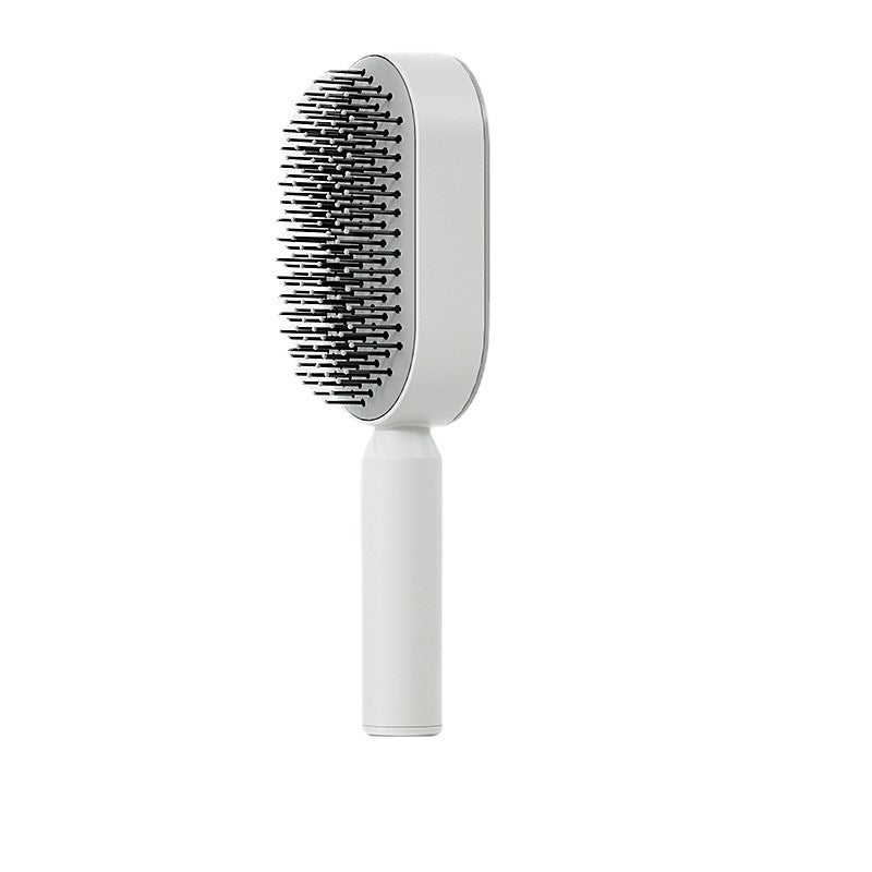 3D Air Cushion Massager Hairbrush with Self-Cleaning Feature