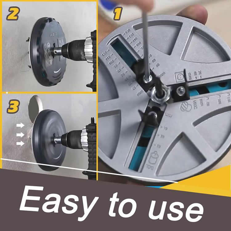 Adjustable Punching Saw 45–130mm – Fast Hole Opener for Woodworking