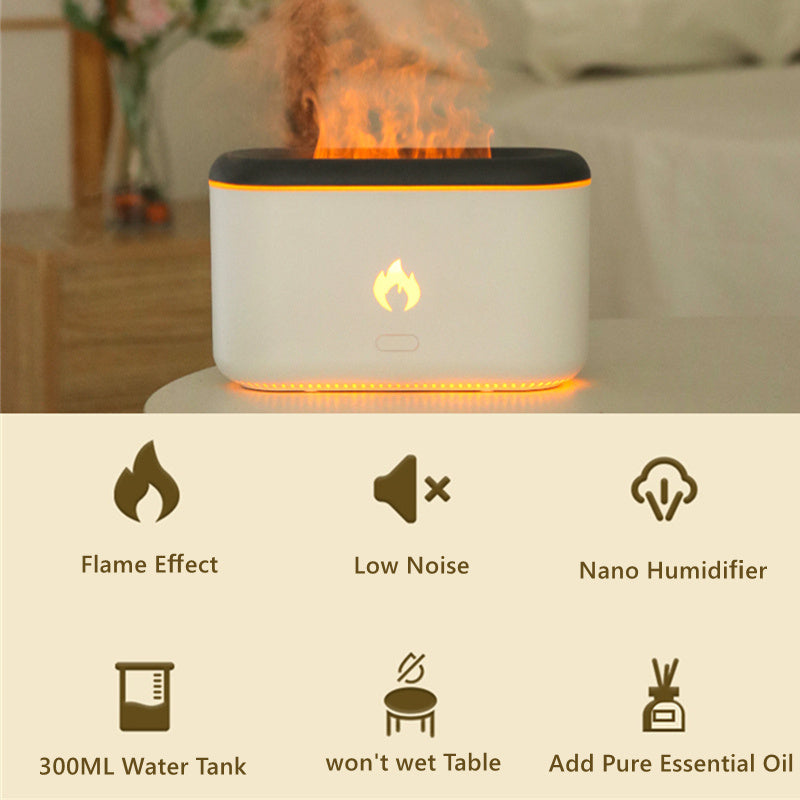 3D Flame Aroma Diffuser