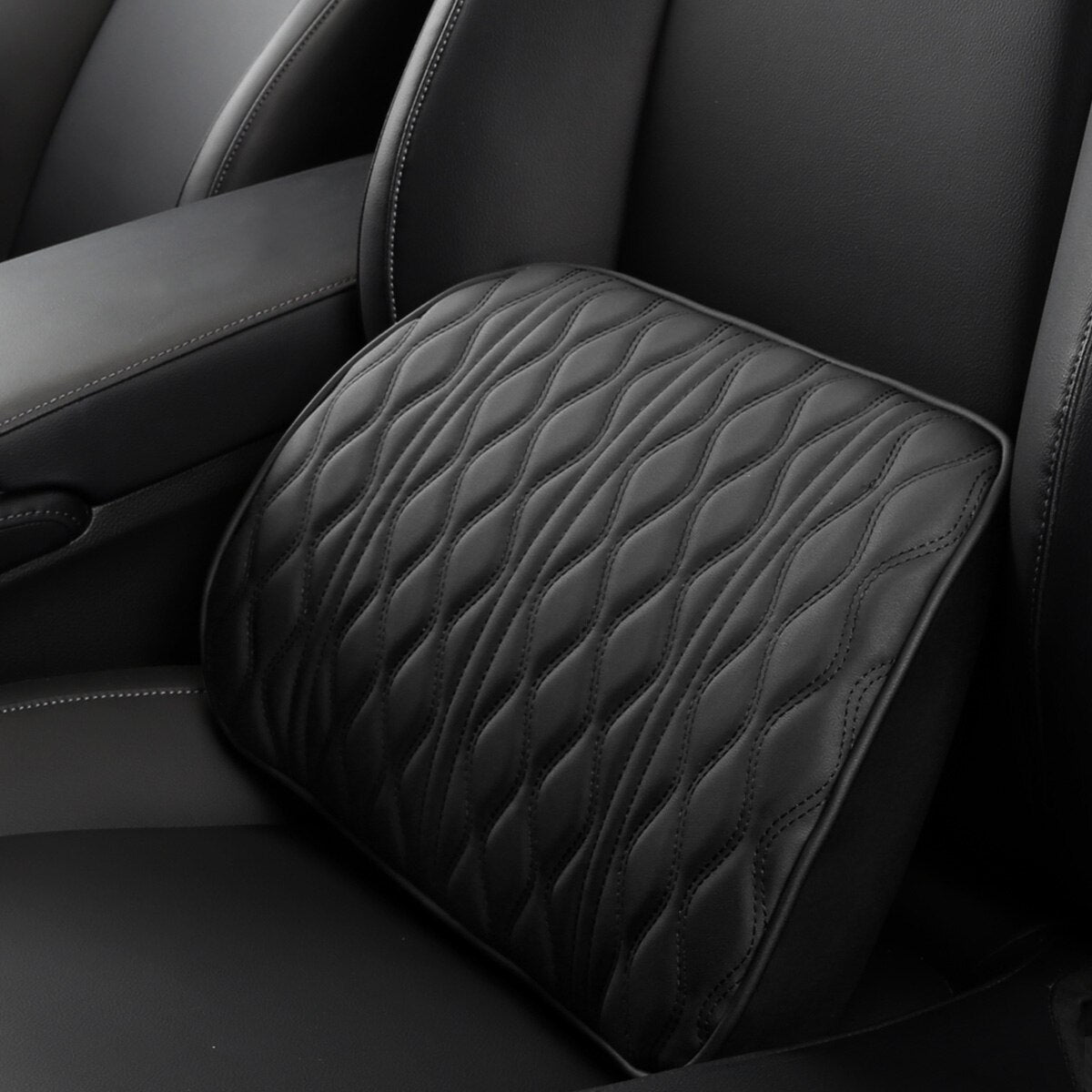 Car Headrest and Lumbar Support Set