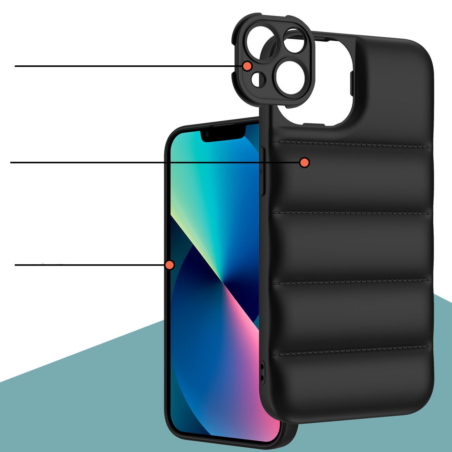 Down Jacket Protective Phone Case