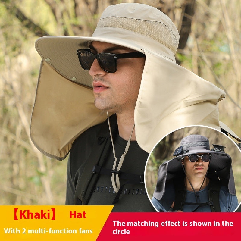 Outdoor Multi-purpose Rechargeable Fan Hat