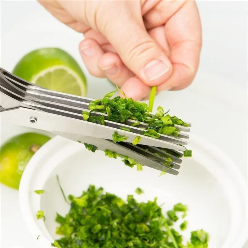 Multifunctional Green Onion Scissors