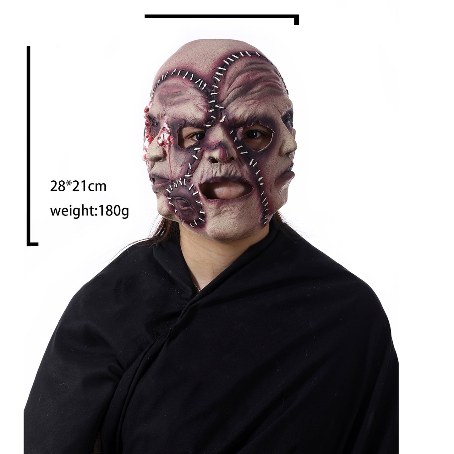 Halloween Grimace Horror Cosplay Mask
