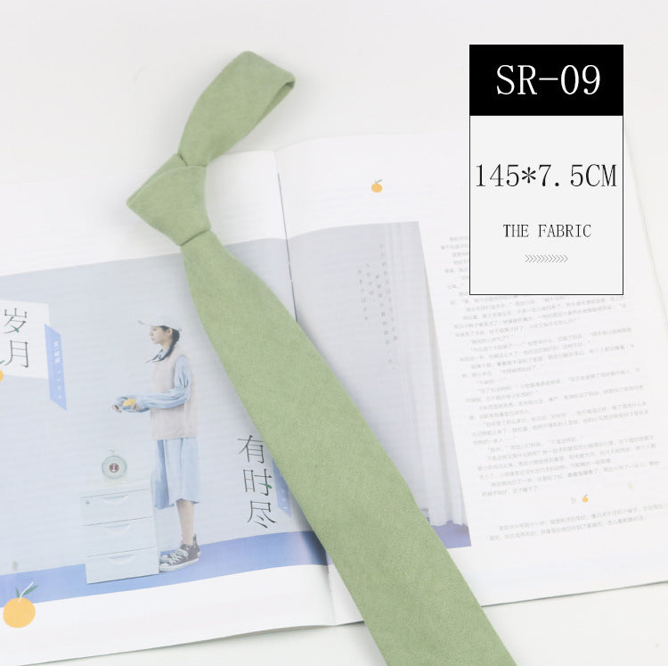Korean Style Casual Suede Macaron 7cm Hand Tie
