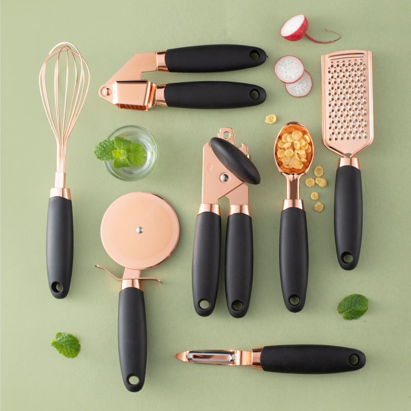 Copper Plating Kitchen Peeler Set
