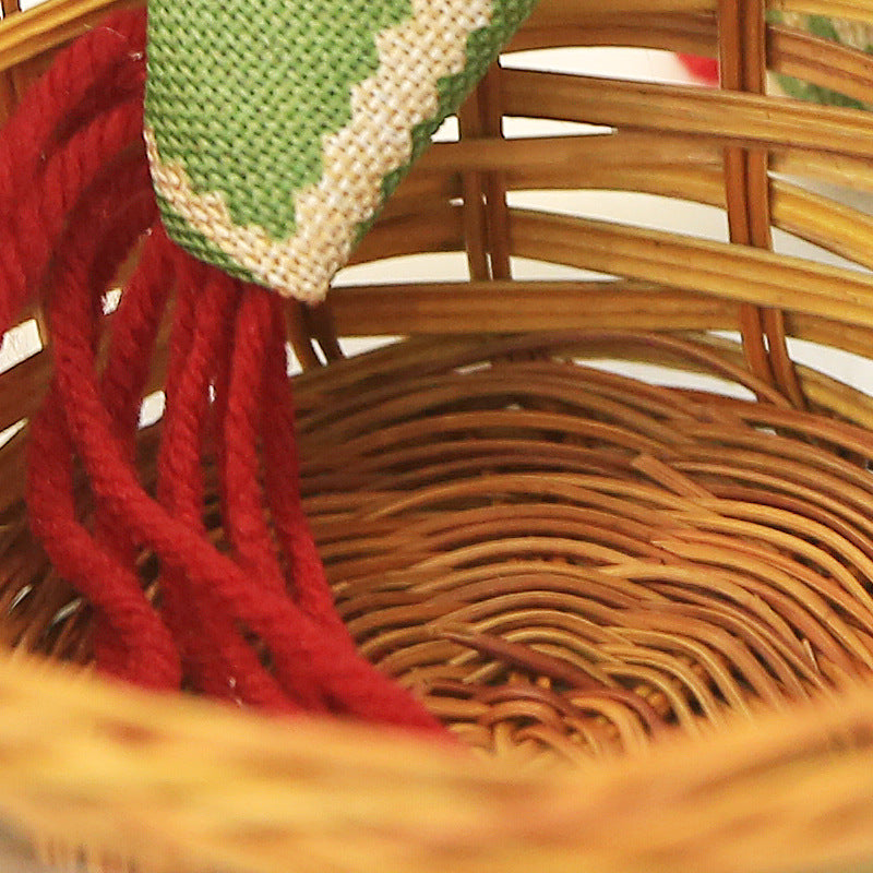 New Christmas Candy Basket Tabletop Decorations