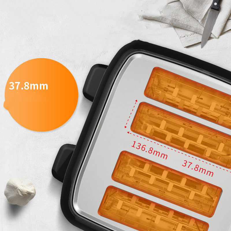Automatic Four Slot Toaster Home Use