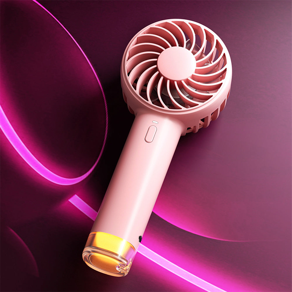 Little Bee Handheld Fan Cute Portable Lamp