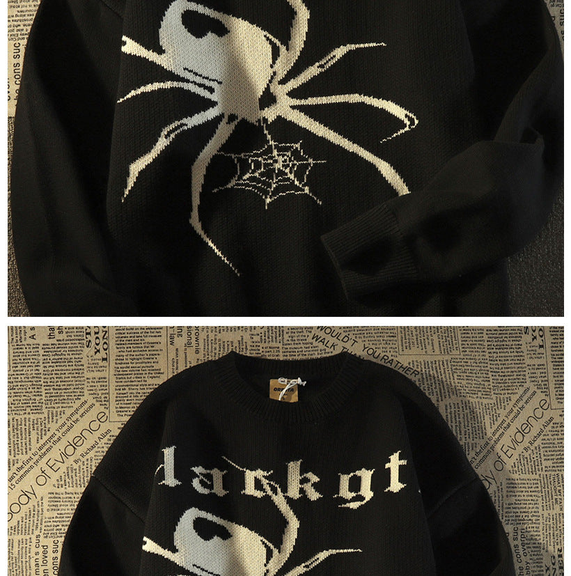 American High Street Vintage Spider Knitted Sweater