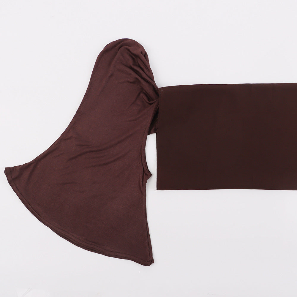 Modal Scarf Bottoming Hood Pearl Chiffon Women's Bag Scarf
