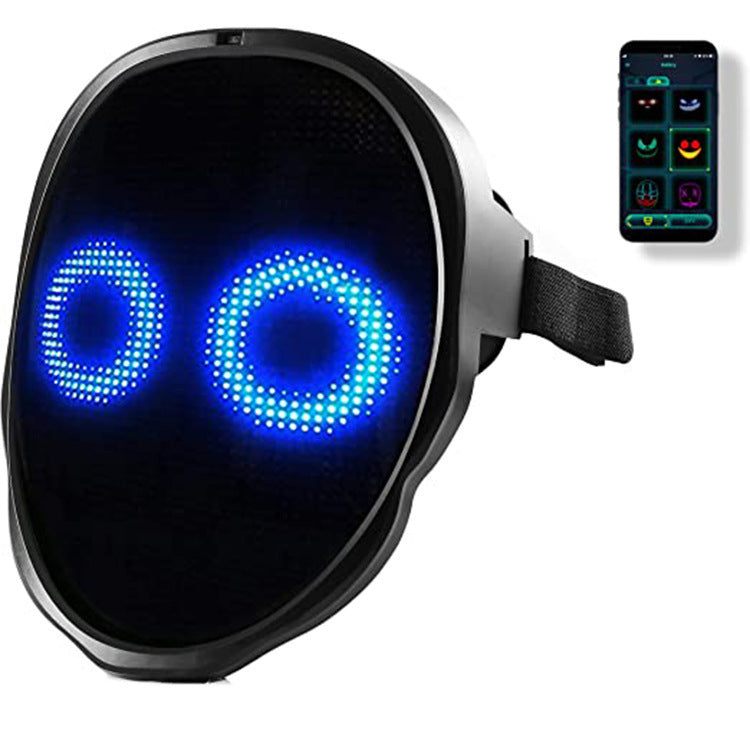 LED Halloween Face Changing Mask