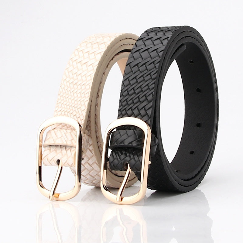 Fashion All-matching Pin Buckle Women's Belt
