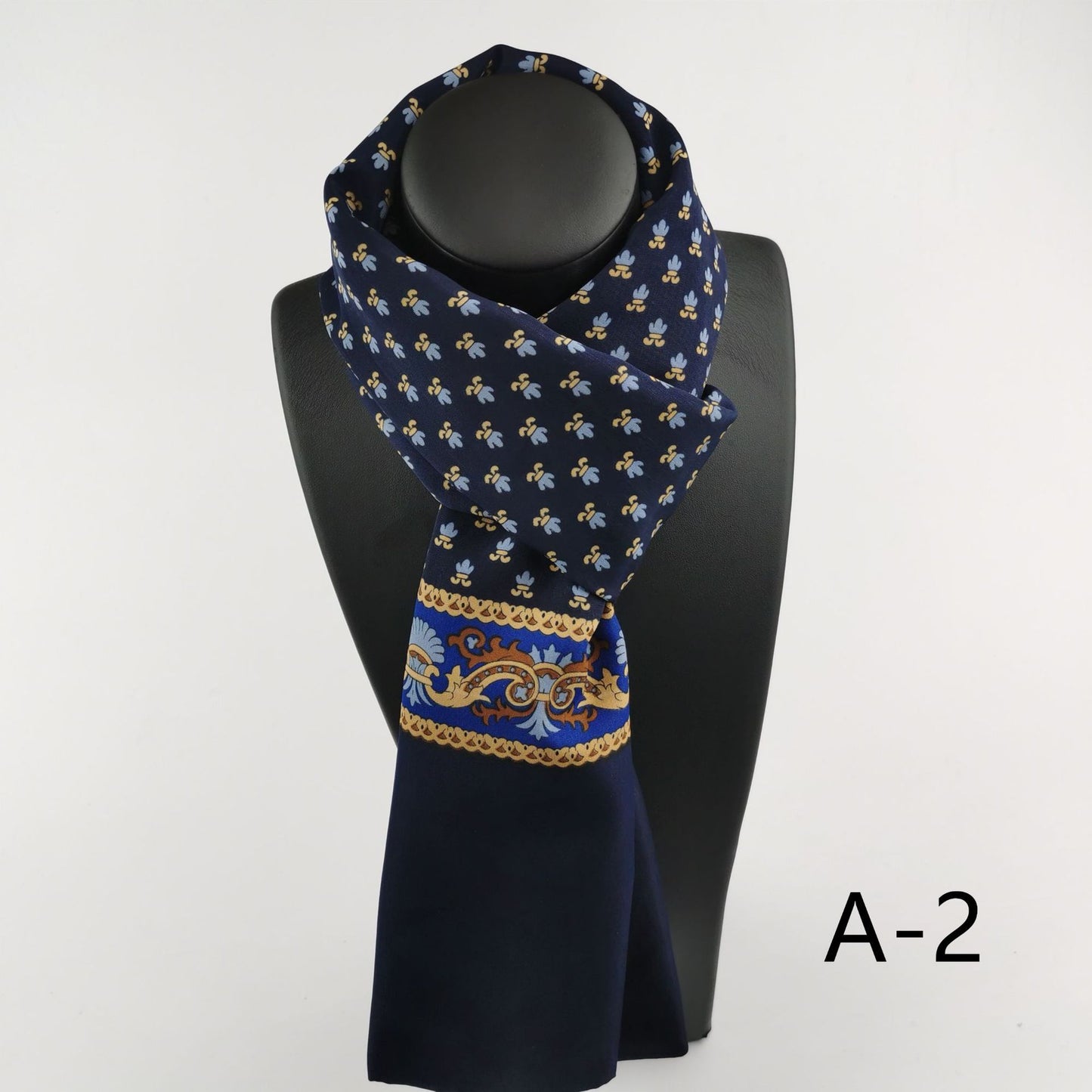 Men's Double Layer Cashmere Washed Warm Scarf