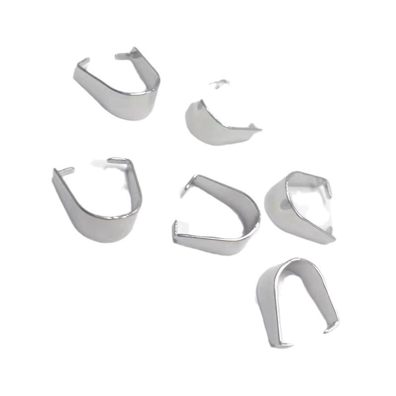 Alloy Oval Buckle Pendant Clip Accessory