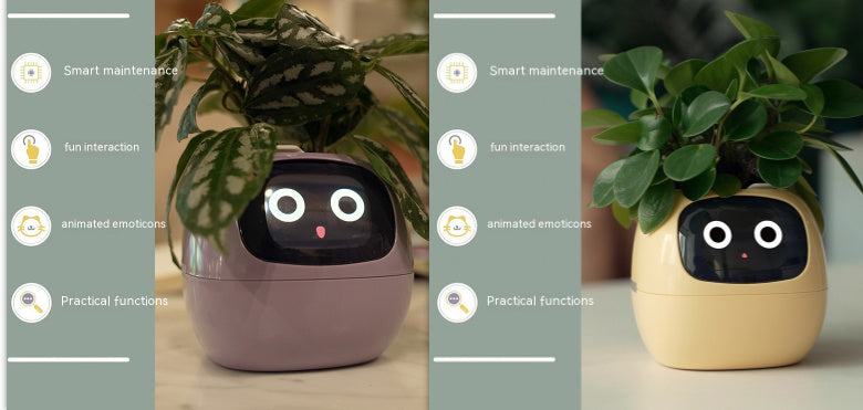 Smart AI Planter with Expressions and Sensors