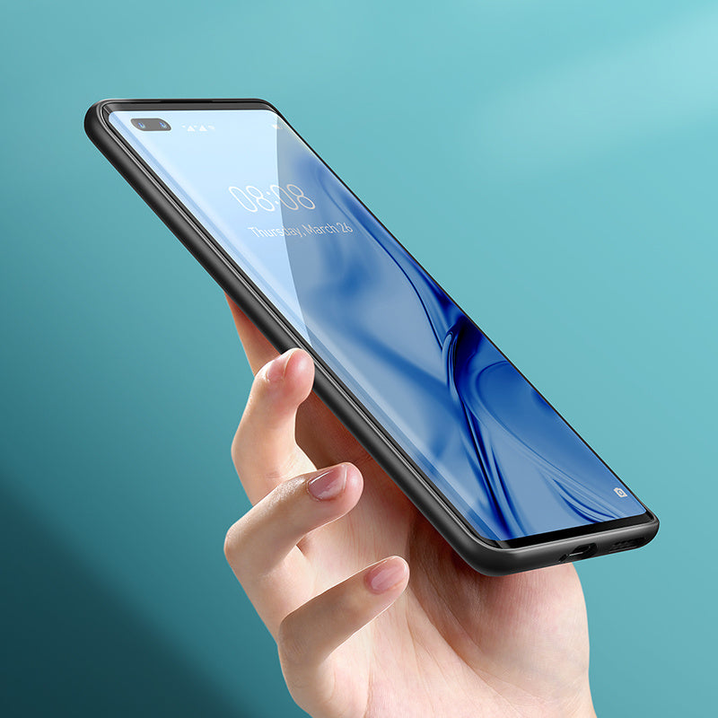 Alloy Plain Leather Case For Mate 40