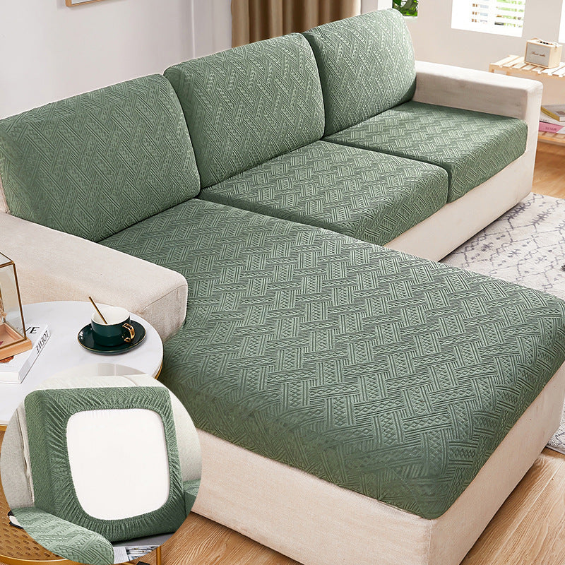 Solid Color Stretch Sofa Cover