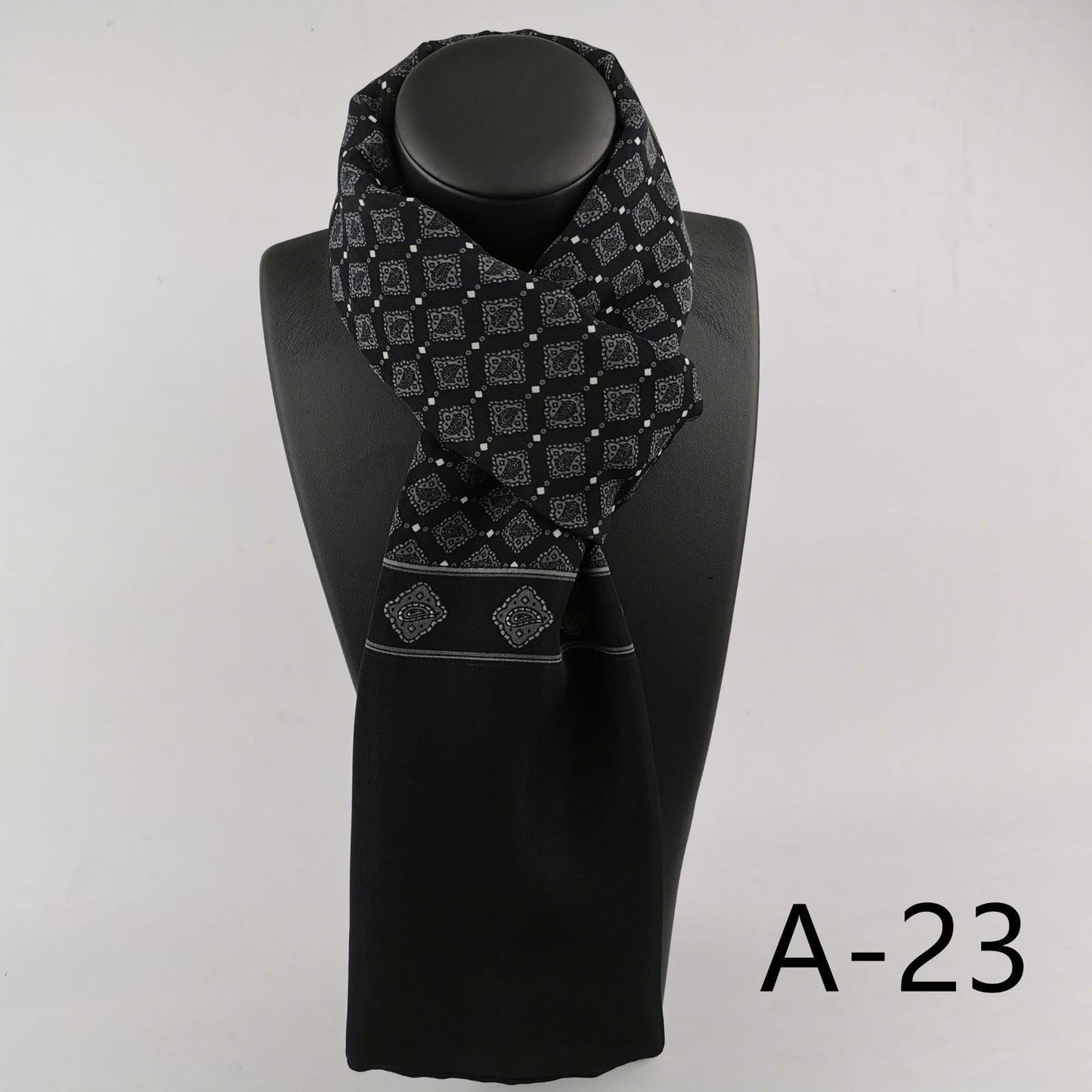 Men's Double Layer Cashmere Washed Warm Scarf