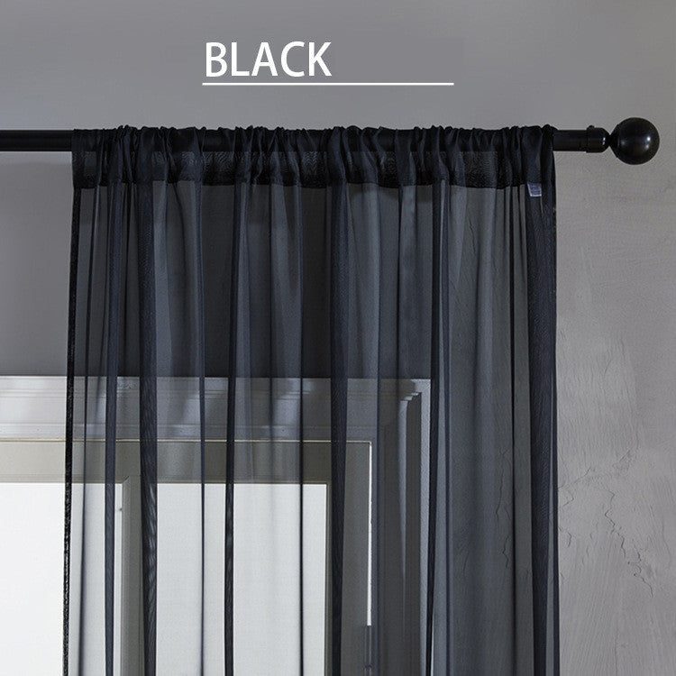 Modern Cotton Linen Window Screen