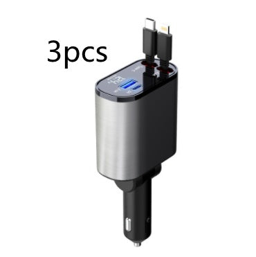 Metal Car Charger 100W USB Type C Adapter
