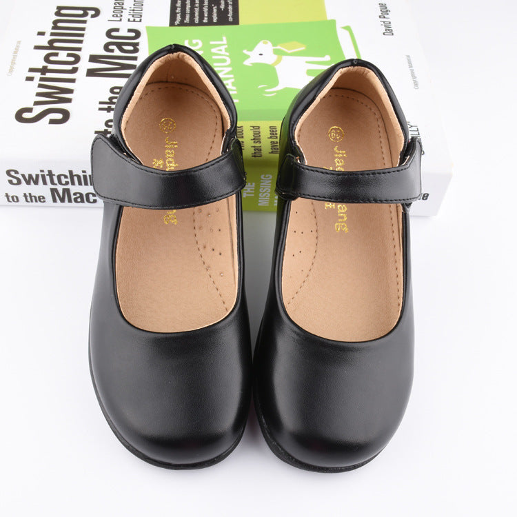 Girls' Spring And Autumn Princess Dancing Leather Shoes
