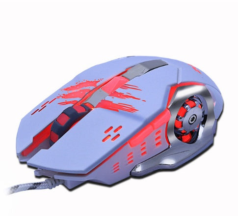 Silent Wired Gaming Mouse for Notebook Computer